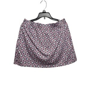 SanSoleil Tennis Skort Womens Small Pink Pickleball Print UPF 50 Athletic Skirt